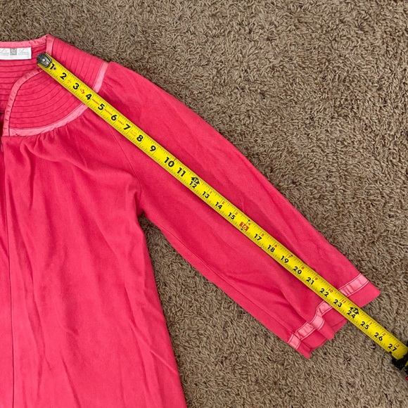 VINTAGE Ashley Ames Pink Robe size Medium - Picture 15 of 16